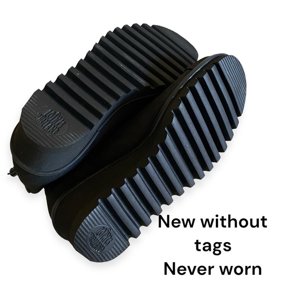 LOINTS OF HOLLANDER Low Wedge Lug Boot Lightning Black Nubuck Leather Re… - Picture 5 of 17